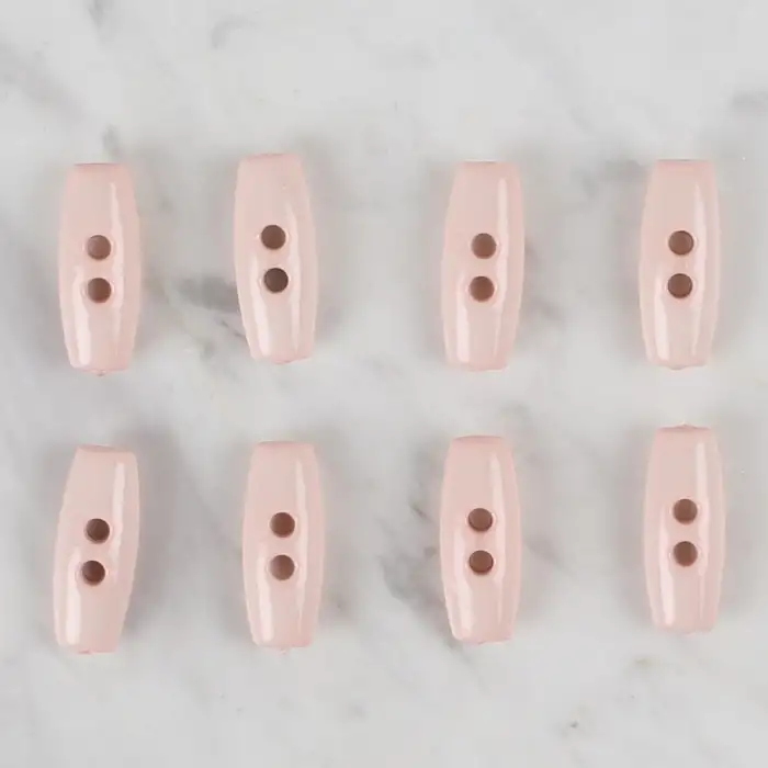 Loren Crafts pudra pembe 8 li çoban düğmesi - 70