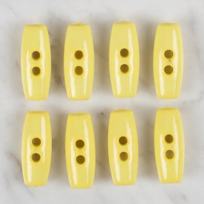 Loren Crafts sarı 8 li çoban düğmesi - 67