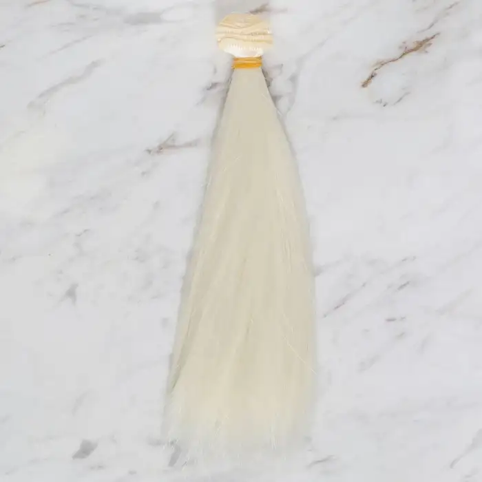 LOREN CRAFTS SENTETİK AMİGURUMİ DÜZ SAÇ - KREM