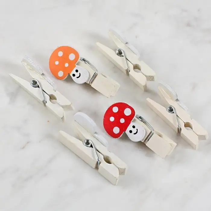 Loren Dekoratif Mantar Desenli Mandal 6lı