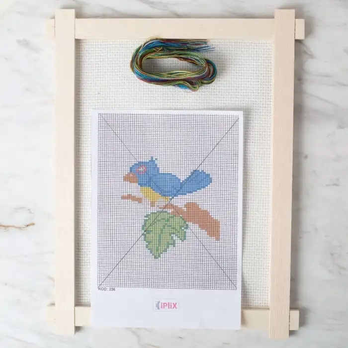 Loren Etamin İşleme Panosu Kiti Kuş - Kod:236