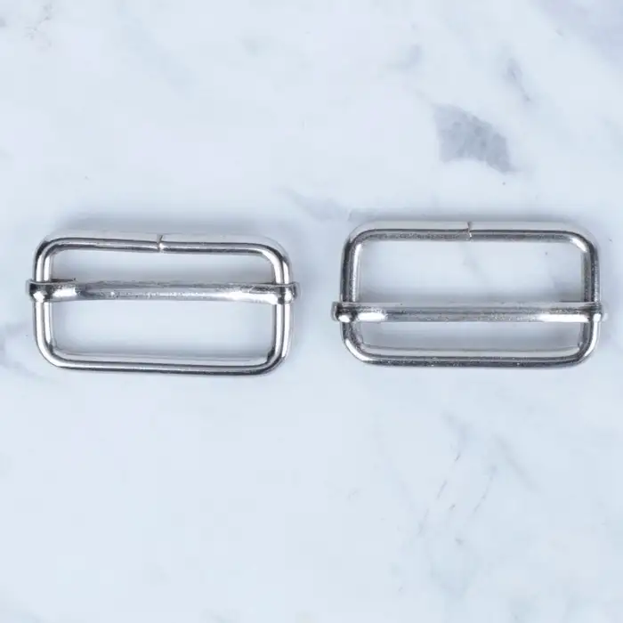 Loren Gümüş Metal Toka Sürgülü 2 li Paket