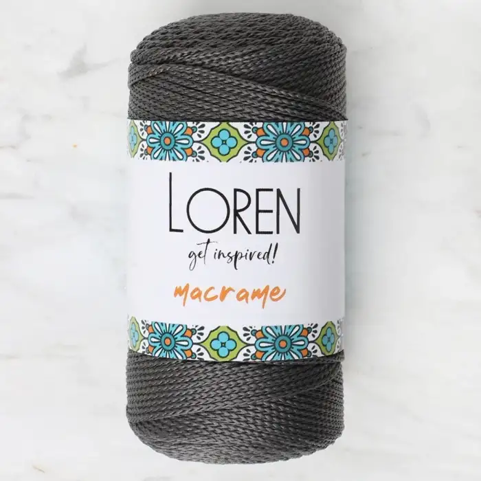 Loren Macrame Füme El Örgü İpi - RM 067 - 34341
