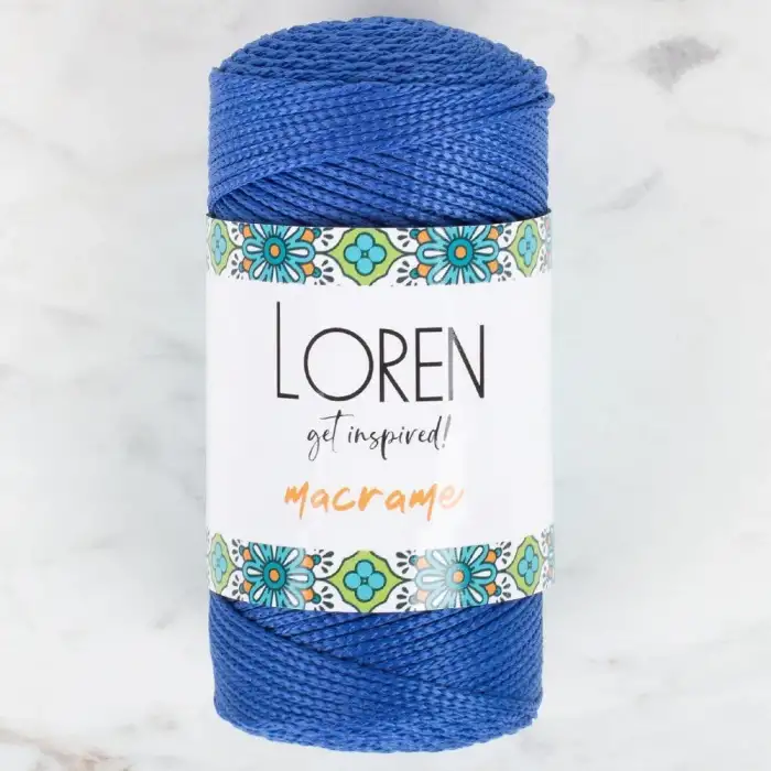 Loren Macrame Saks Mavi El Örgü İpi - RM 0252 - 34352