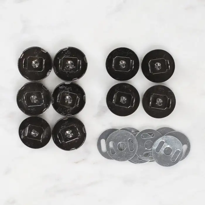 Loren Manyetik Antrasit Metal 5li Çıt Çıt