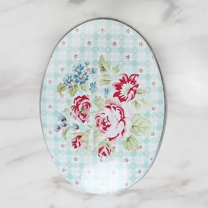 Loren Metal Saklama Kutusu Oval