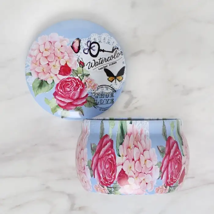 Loren Metal Saklama Kutusu Yuvarlak