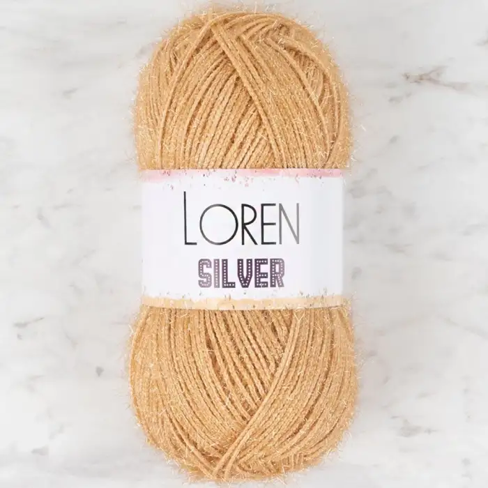 Loren Silver Bej El Örgü İpi - RS00100 - 34095
