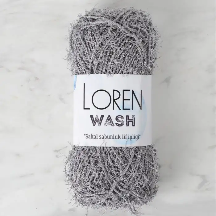 Loren Wash Gri El Örgü İpi - R082 - 34018