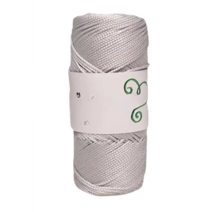 Makrome İpi 3mm Polyester Gri