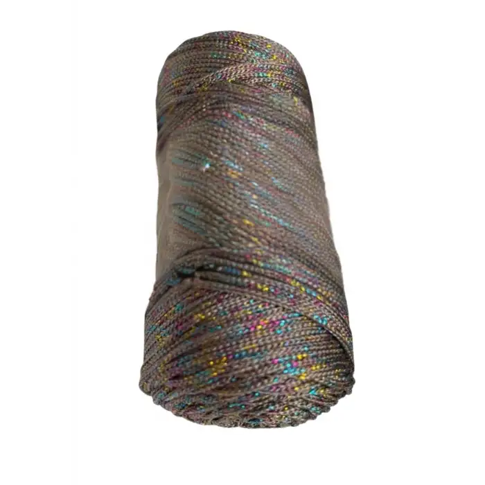 Makrome İpi 3mm  Polyester Vizon Simli