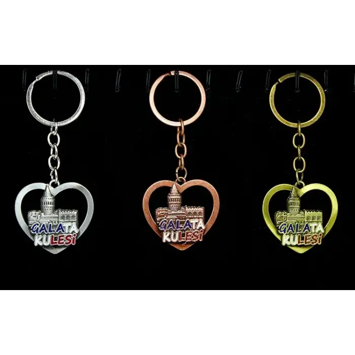 Metal Galata Kulesi Anahtarlık Alk2209