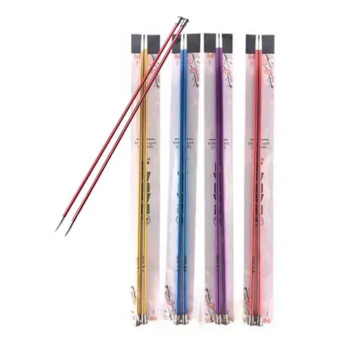 Metalize Çift Renk Şiş 35 cm 3,5 Numara (Renk Stoğa Göre)