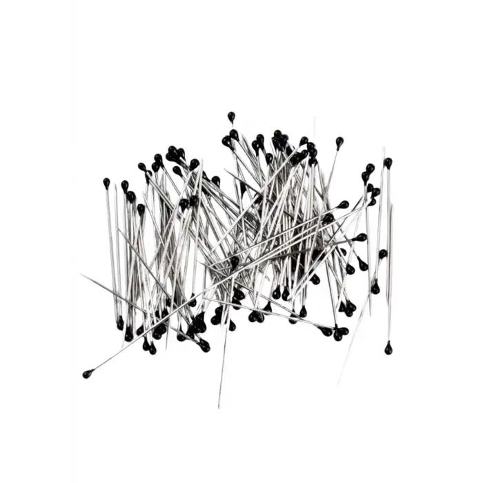 Minelli İğne Kutulu Siyah Başlı 100lü