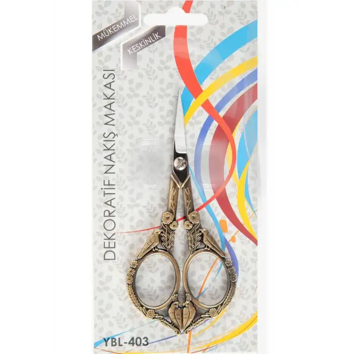 Nakış Makası Dekoratif Eskitme Kuş YBL-403 Model 24