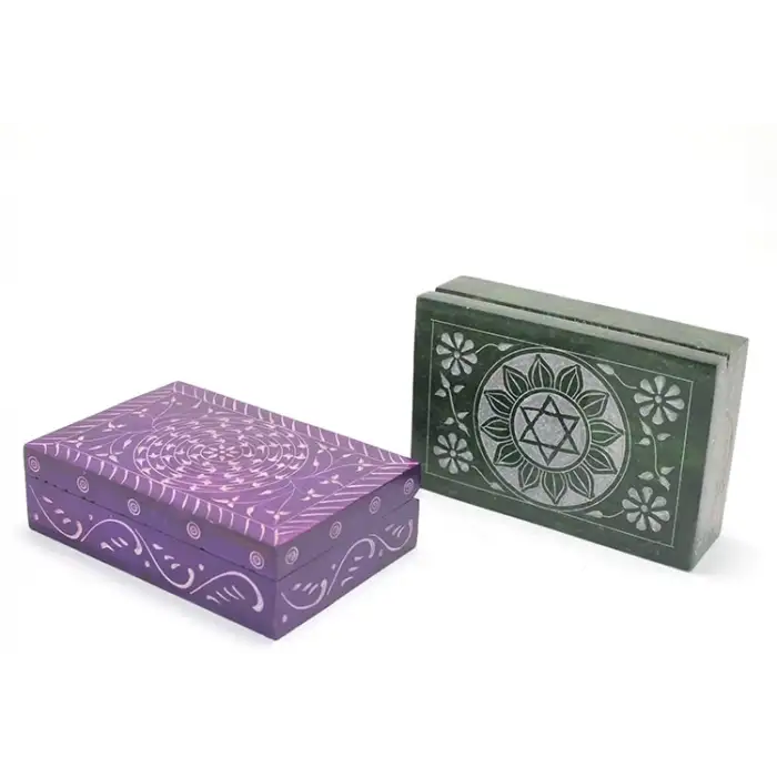 Obsidian Taşı Kutu Ksk2236