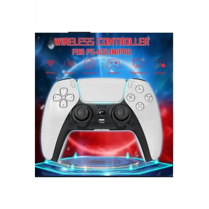 P4 Plus Bluetooth Titreşimli Ps4/ps5 Uyumlu Pc Telefon Joystick Kablosuz Oyun Kolu