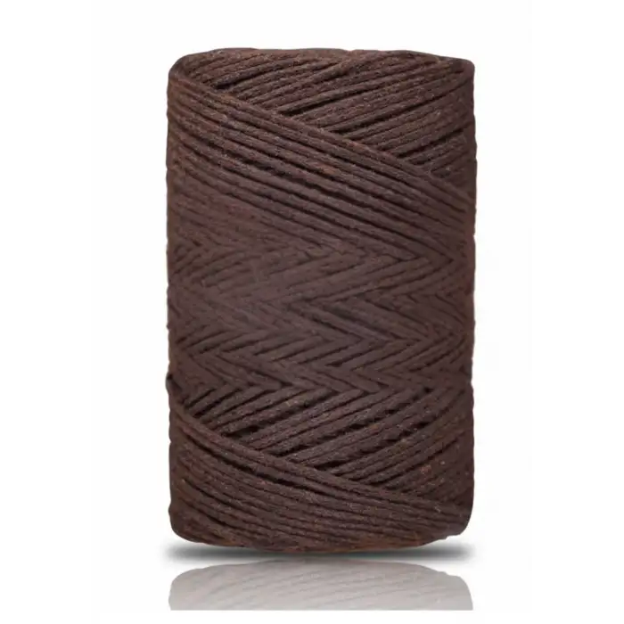 Pamuk Makrome 2 mm Kahverengi