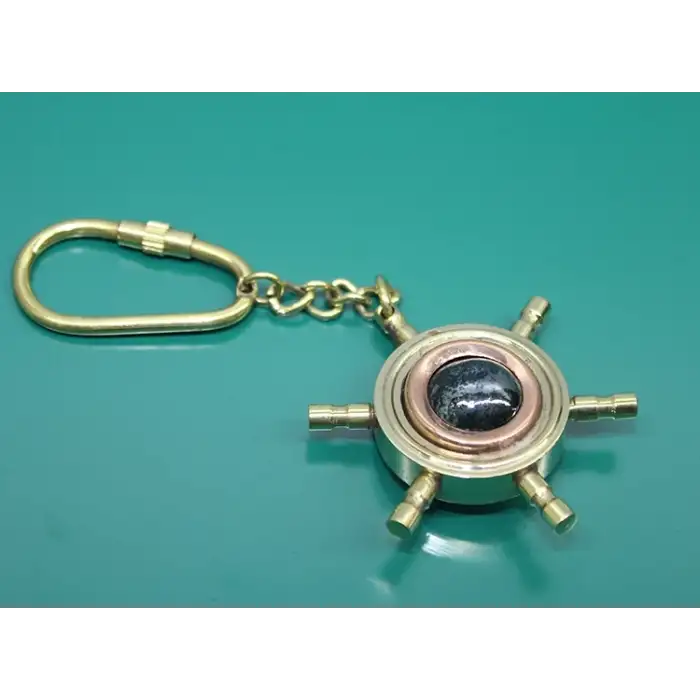 Pirinç Pusula Anahtarlık 2355f