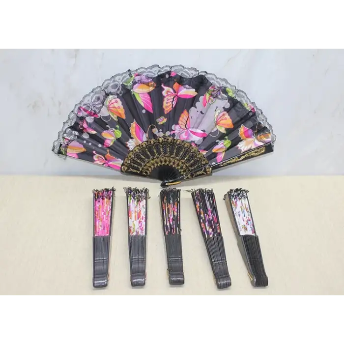 Plastik Renkli Yelpaze Alk3572