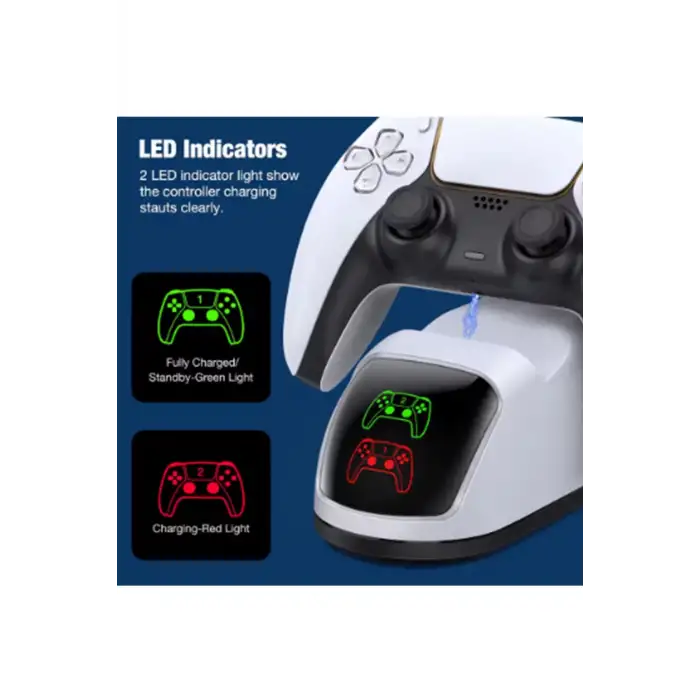 Ps5 Dualsense Şarj Istasyonu Playstation 5 Uyumlu Charging Station