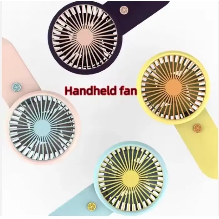 Şarjlı Masa Ve El Fanı Taşınabilir Şarjlı Edilebilir Mini Fan