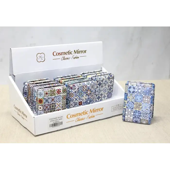 Taşlı El Aynası Dikdörtgen Kalın Alk3741