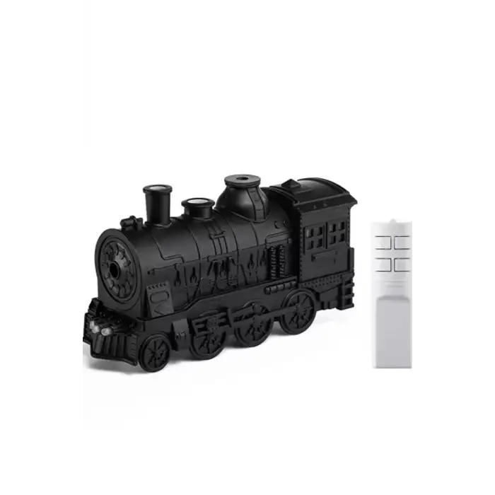 Tren Şeklinde Buharlı Oda Hava Nemlendirici Işık Buhar Makinesi Kumandalı