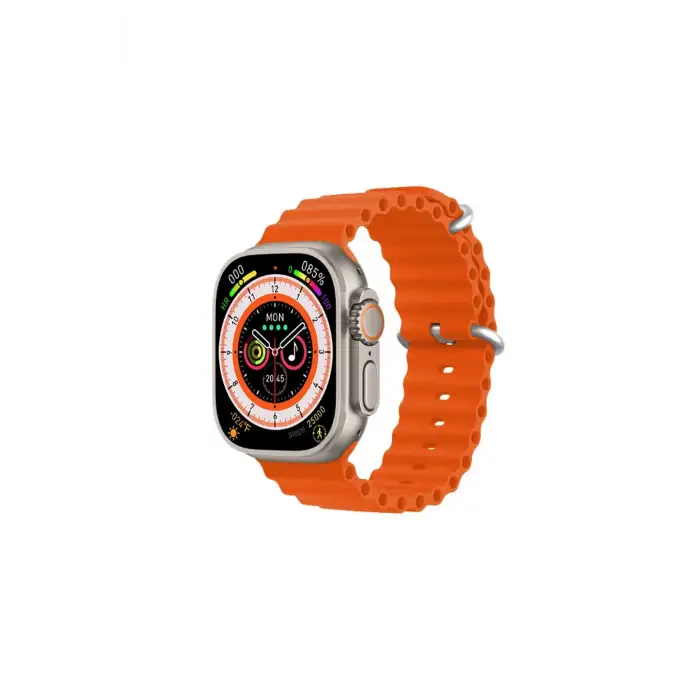 Ultra Akıllı Saat Spor Erkekler Kadınlar Nfc Bt Çağrı Kablosuz Şarj Apple Android Uyumlu