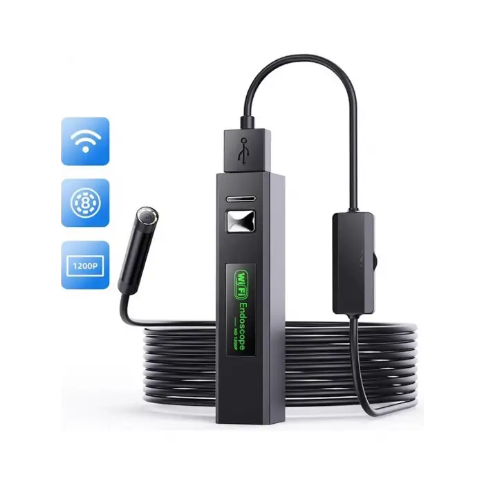 Wifi Endoskop Kablosuz Yılan Kamera 10 Metre Android Ios Windows