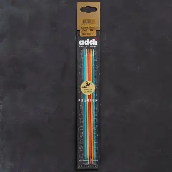 Addi Colibri 3,75mm 20cm Renkli Çorap Şişi - 204-7