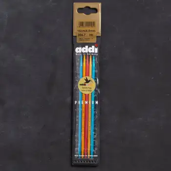 Addi Colibri 4,5mm 15cm Renkli Çorap Şişi - 204-7