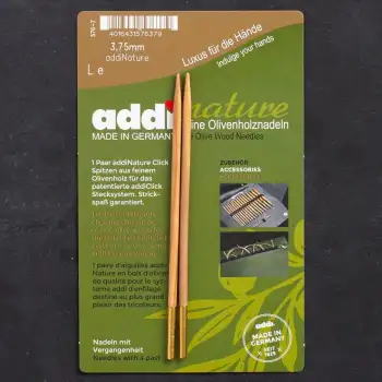 Addi Nature Olive Wood Click 3.75mm 13cm Misinalı