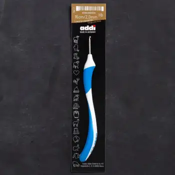 Addi Swing 2mm 16cm Mavi Ergonomik Yün Tığ - 140-7