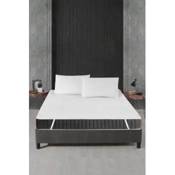 Alez Pamuklu Dört Köşe Lastik Yatak Koruyucu 100*200 cm