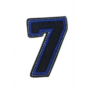 Aplike Ütü İle Yapışan 7  Rakamı  Arma 2x5 cm