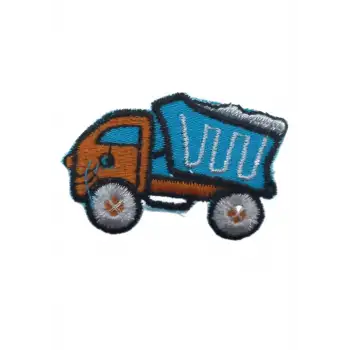 Aplike Ütü İle Yapışan Kamyon Mavi Arma 2x3 cm