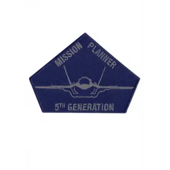 Aplike Ütü İle Yapışan Mission Planner Lacivert Arma 6 cm