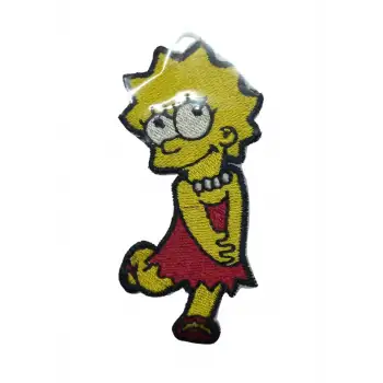 Aplike Ütü İle Yapışan Simpson Lisa Arma 6x2,5 cm