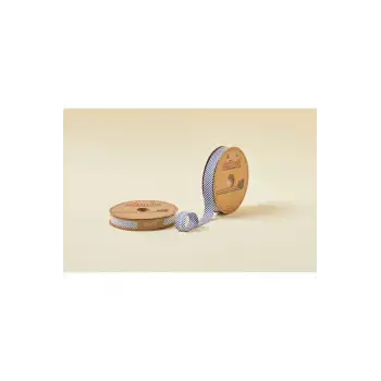 Biye Çizgili Katlı C08 Lacivert 2 cm 25 Metre %65 Koton %35 Polyester