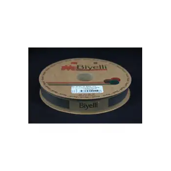 Biye Koton Katlı D14 Asker Yeşili 2 cm 25 Metre %65 Koton %35 Polyester