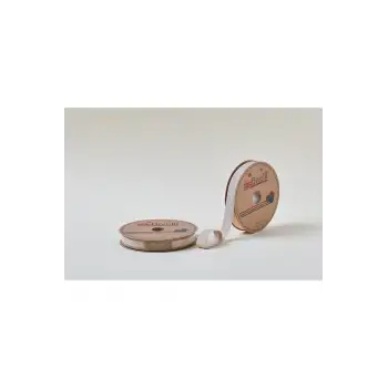 Biye Koton Katlı D18 Bej 2 cm 25 Metre %65 Koton %35 Polyester