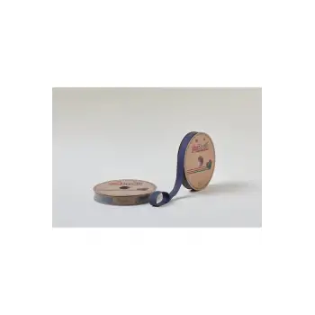 Biye Koton Katlı D39 Lacivert 2 cm 25 Metre %65 Koton %35 Polyester