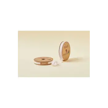 Biye Puanlı Katlı B06 Turuncu 2 cm 25 Metre %65 Koton %35 Polyester