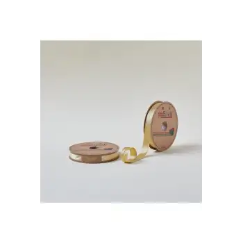 Biye Saten Katlı 055 Gold 2 cm 25 Metre %100 Polyester