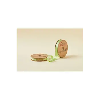 Biye Saten Katlı 056 Fıstık Yeşili 2 cm 25 Metre %100 Polyester