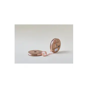 Biye Saten Katlı 065 Somon 2 cm 25 Metre %100 Polyester