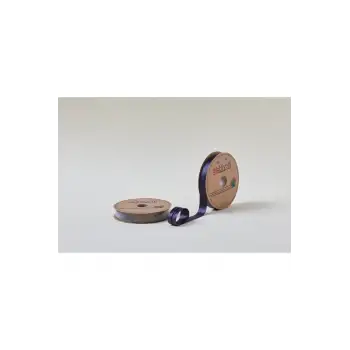 Biye Saten Katlı 071 Koyu Füme 2 cm 25 Metre %100 Polyester