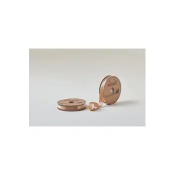 Biye Saten Katlı 080 Koyu Bej 2 cm 25 Metre %100 Polyester