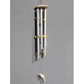 Boncuklu Metal Rüzgar Çanı 3dıarta-28